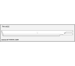 Vertikální nůž 7W-HSS