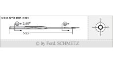 Strojové jehly pro průmyslové šicí stroje Schmetz 950 A 100
