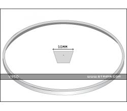 Klínový řemen pro šicí stroje V950
