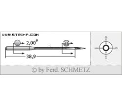 Strojové jehly pro průmyslové šicí stroje Schmetz B-63 70