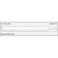 Vertikální nůž KV 200 HSS BS