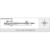 Strojové jehly pro průmyslové šicí stroje Schmetz SY 7713 180