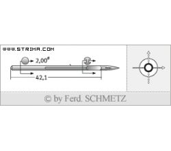 Strojové jehly pro pytlovací šicí stroje Schmetz UY 143 GS 230