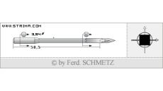 Strojové jehly pro průmyslové šicí stroje Schmetz UY 9848 GS 300