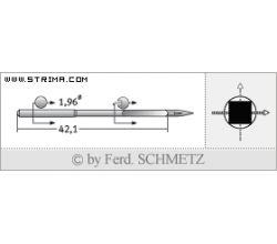 Strojové jehly pro průmyslové šicí stroje Schmetz 506 Q LG 230