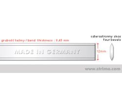 Nůž do pásové pily 7230x12x0,45mm (C) BS