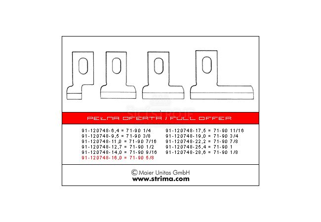 Nůž 91-120748-16.0 MAIER