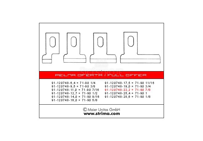 Nůž 91-120748-22.2 MAIER