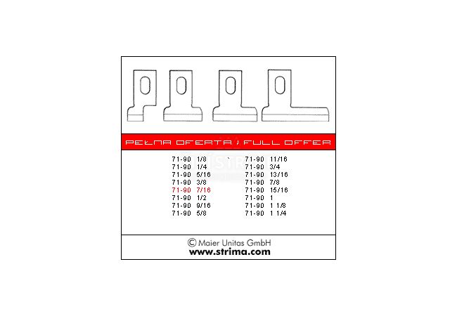 Nůž 71-90 7/16 HSS MAIER