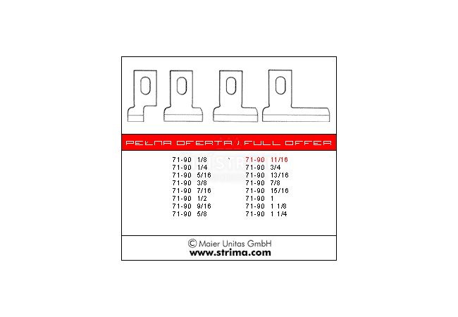 Nůž 71-90 11/16 HSS MAIER