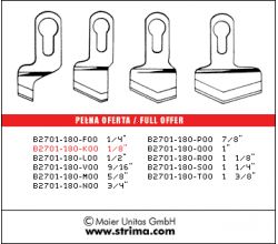 Nůž B2701-180-K00 3/8 MAIER