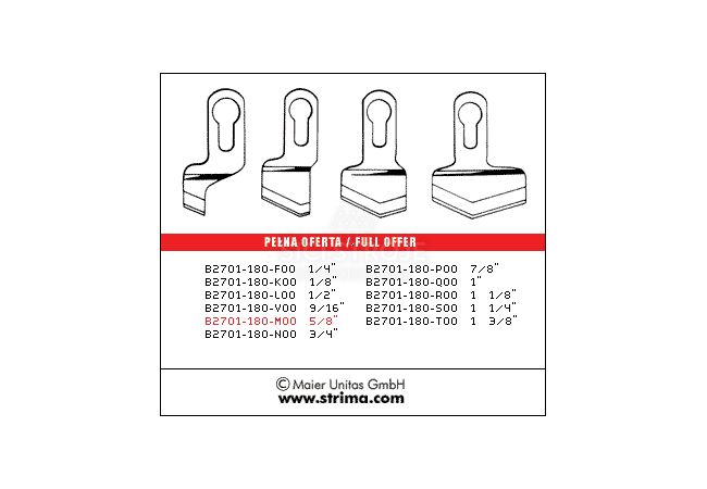 Nůž B2701-180-M00 5/8 MAIER