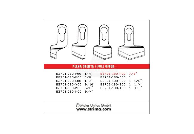 Nůž B2701-180-P00 7/8 MAIER