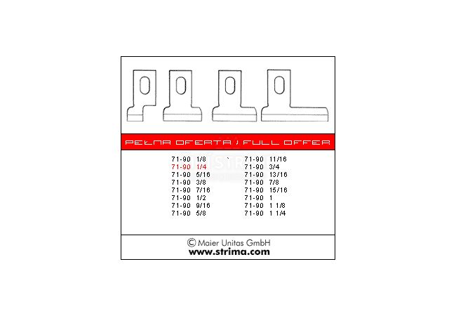 Nůž 71-90 1/4 HSS MAIER