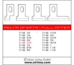 Nůž 71-90 7/16 HSS MAIER