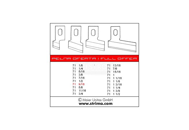 Nůž 71-90 9/16 HSS MAIER