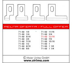 Nůž 71-90 13/16 HSS MAIER