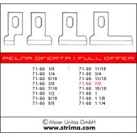 Nůž 71-90 7/8 HSS MAIER