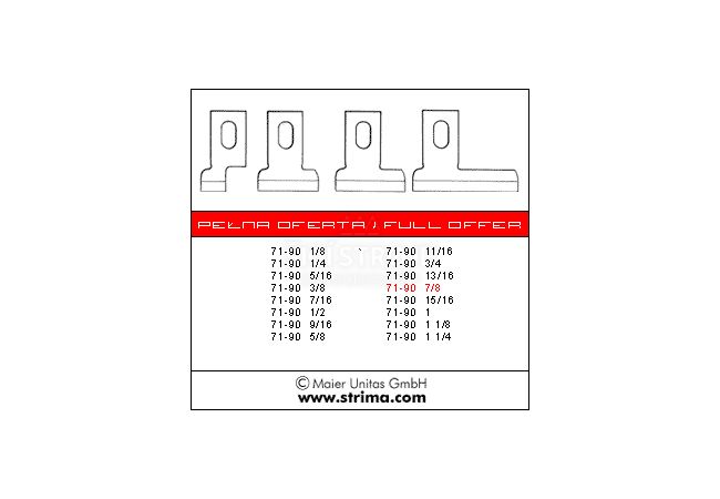 Nůž 71-90 7/8 HSS MAIER