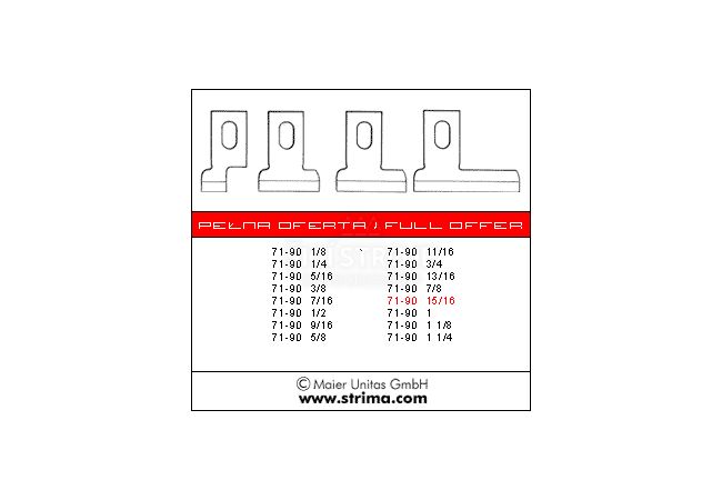 Nůž 71-90 15/16 HSS MAIER