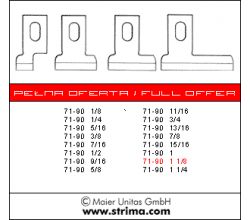 Nůž 71-90 1 1/8 HSS MAIER