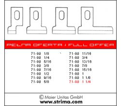 Nůž 71-90 1 1/4 HSS MAIER