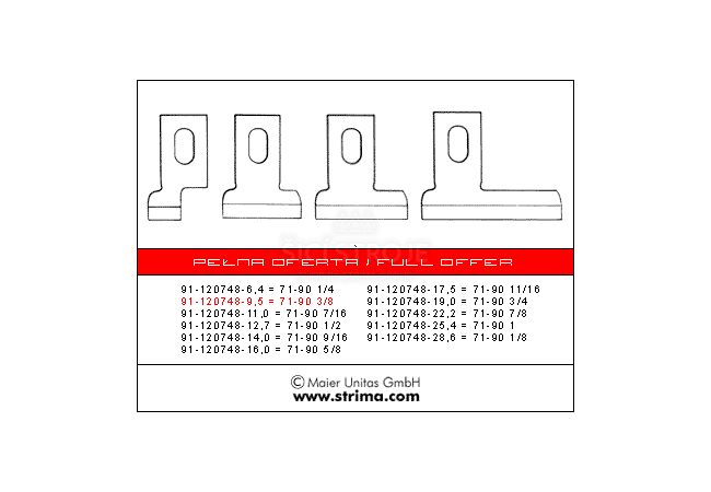 Nůž 91-120748-9.5 MAIER