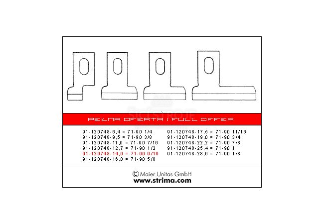 Nůž 91-120748-14.0 MAIER