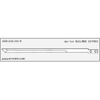 Nůž 223x2,5x10/8 MAIER