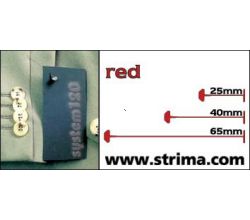 Splinty 25mm 120 PPS RED 025 - 12.000 ks