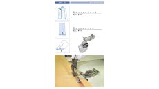 Zakladač s podvinutím pro šicí stroje UMA-169 45 M