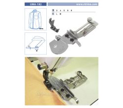 Zakladač s podvinutím pro šicí stroje UMA-182 4 L