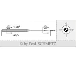 Strojové jehly pro průmyslové šicí stroje Schmetz 215 AH SUK SERV 7 110