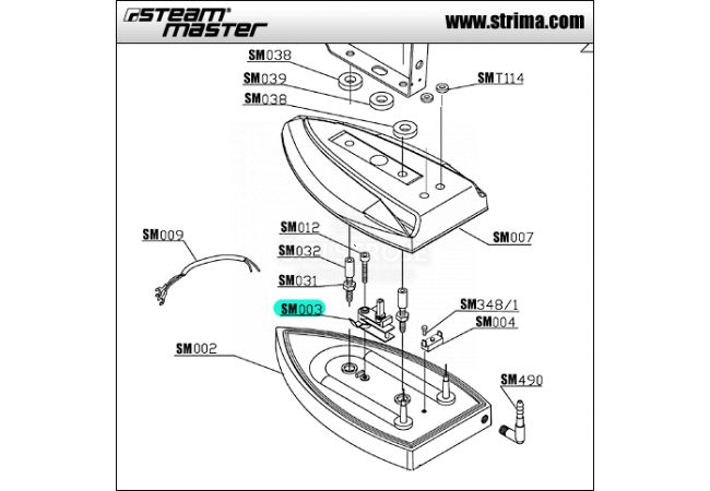 Termostat pro žehličku SM003