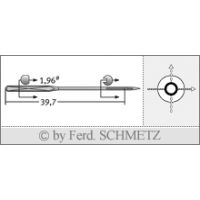 Strojové jehly pro průmyslové šicí stroje Schmetz 1836 90