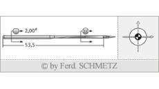 Strojové jehly pro průmyslové šicí stroje Schmetz SY 8145 SES 130
