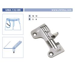 Lemovač skládající napůl pro šicí stroje UMA-132-BR 10/5 H
