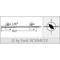 Strojové jehly pro průmyslové šicí stroje Schmetz 332 LL 140