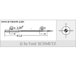 Strojové jehly pro průmyslové šicí stroje Schmetz 933 SES 90