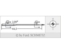 Strojové jehly pro průmyslové šicí stroje Schmetz 190 K SES 80