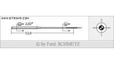 Strojové jehly pro průmyslové šicí stroje Schmetz 328 FL-E SUK 120