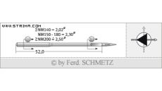 Strojové jehly pro průmyslové šicí stroje Schmetz 328 D 250