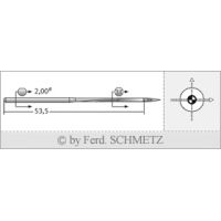Strojové jehly pro průmyslové šicí stroje Schmetz SY 8145 SES 110