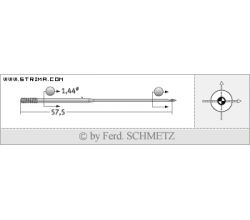 Strojové jehly pro průmyslové šicí stroje Schmetz 137X1 80