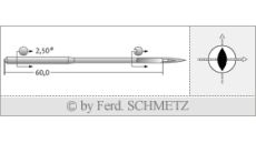 Strojové jehly pro průmyslové šicí stroje Schmetz 794 S 250