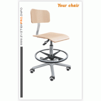 Průmyslová židle SYSTEM PRO LAB 1B+2A+3A+4A+5C