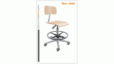Průmyslová židle SYSTEM PRO LAB 1B+2A+3A+4A+5C