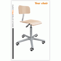 Průmyslová židle SYSTEM PRO LAB 1B+2A+4A+5c