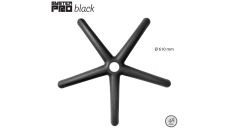 Průmyslová židle SYSTEM PRO BLACK 1A+2A+3A+4A+5C