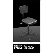 Průmyslové židle Pro Black